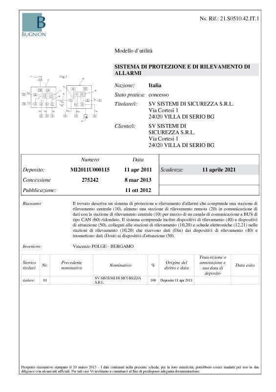 CERTIFICAZIONI ANTINCENDIO